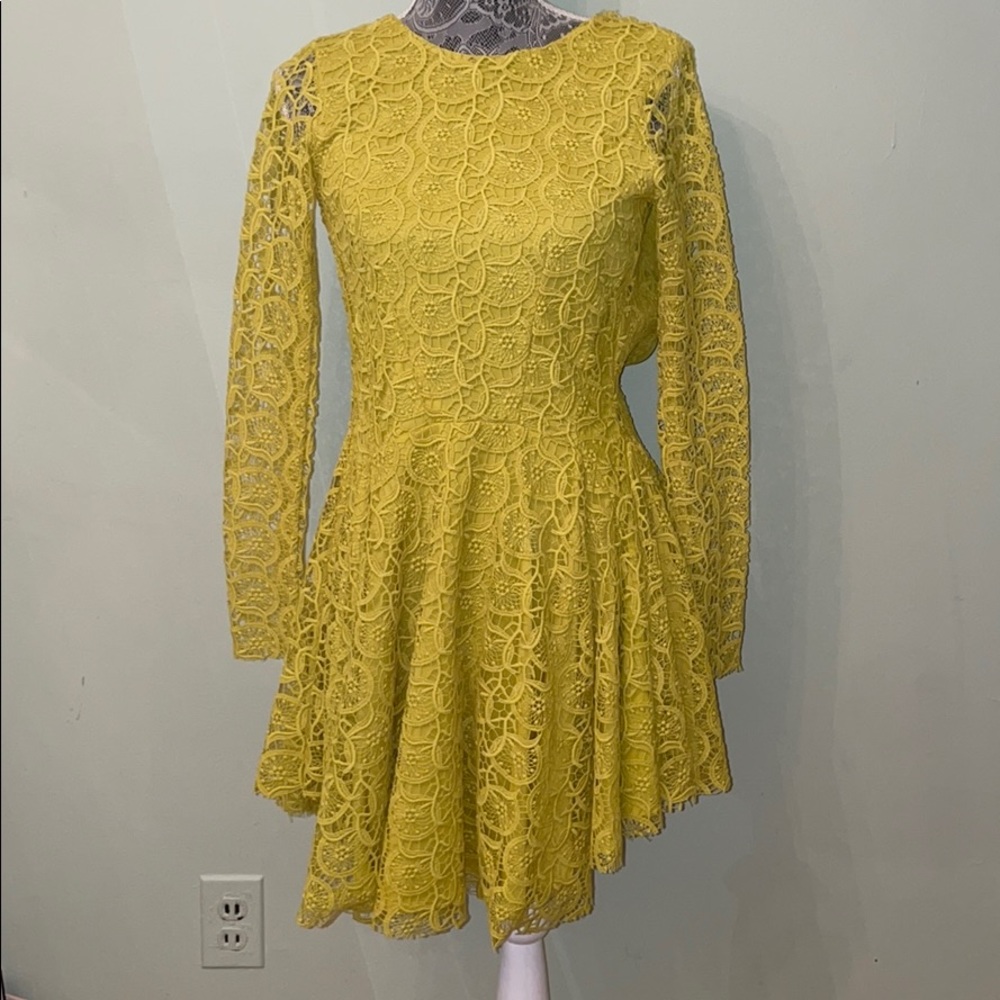 Mustard yellow dress